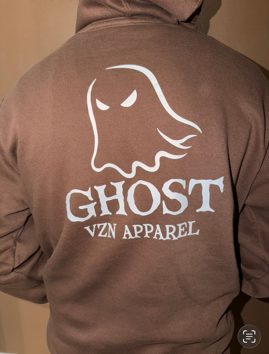 Chestnut Brown GHOST Hoodie – VZN Apparel