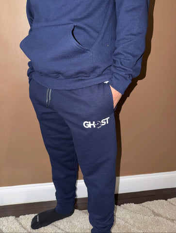 Navy Blue GHOST Sweatpants