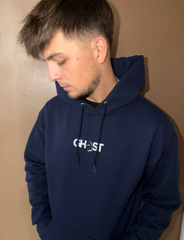Navy Blue GHOST Hoodie